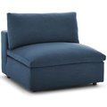 Modway Furniture Commix Down Filled Overstuffed Armless Chair, Azure EEI-3270-AZU